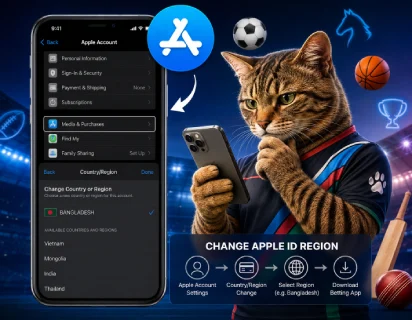 Change the Apple ID Region for iOS Betting Apps